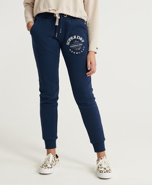 Superdry Embroidered Serif Női Sportruházat Sötétkék | ZVUBD6910